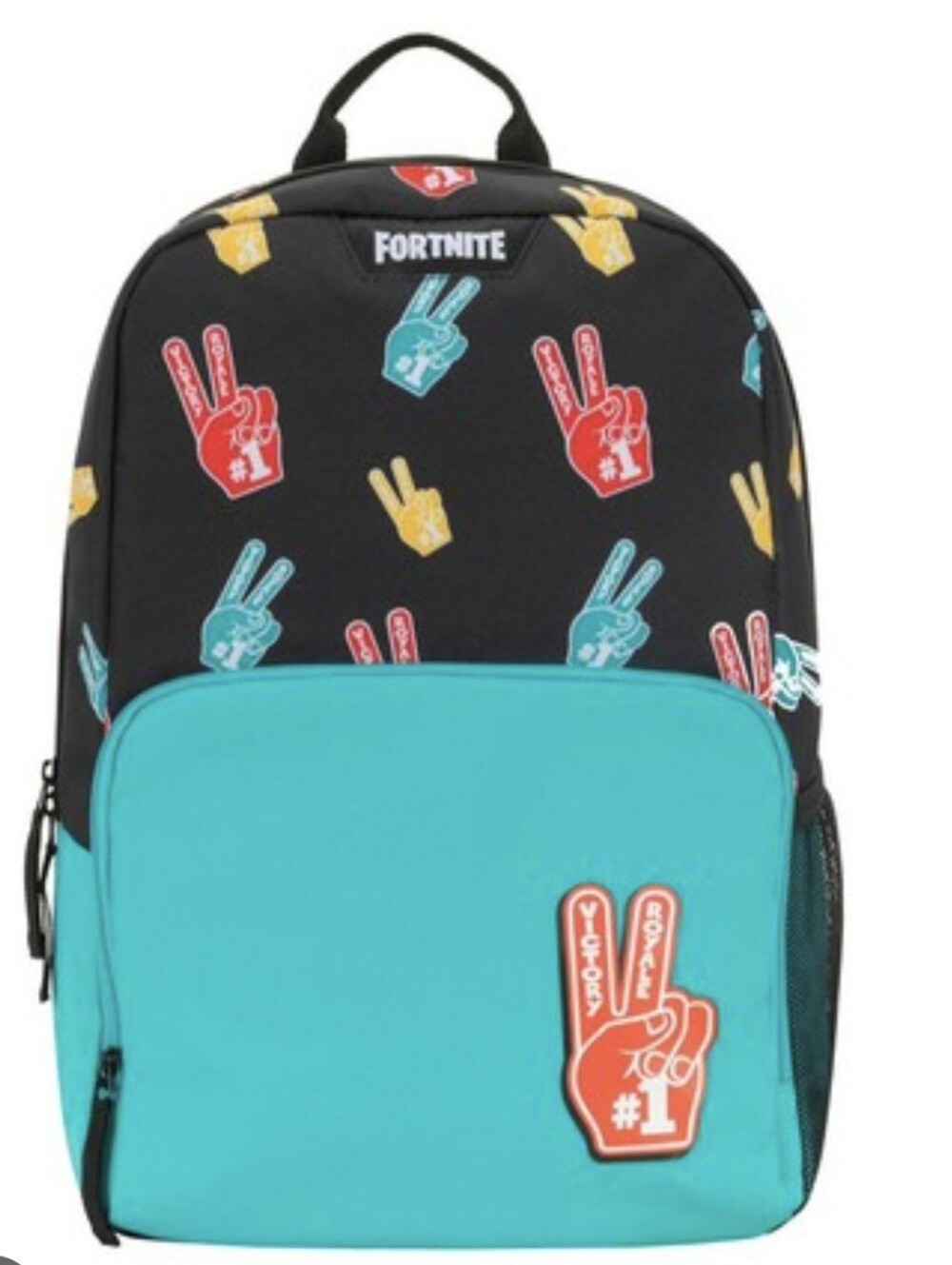 Fortnite Signify Teal Backpack W Waterbottle Pocket & Laptop Sleeve, New W Tags - Picture 14 of 15
